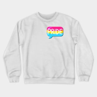 LGBTQ+ Pride Flag Bubble - Pansexual Crewneck Sweatshirt